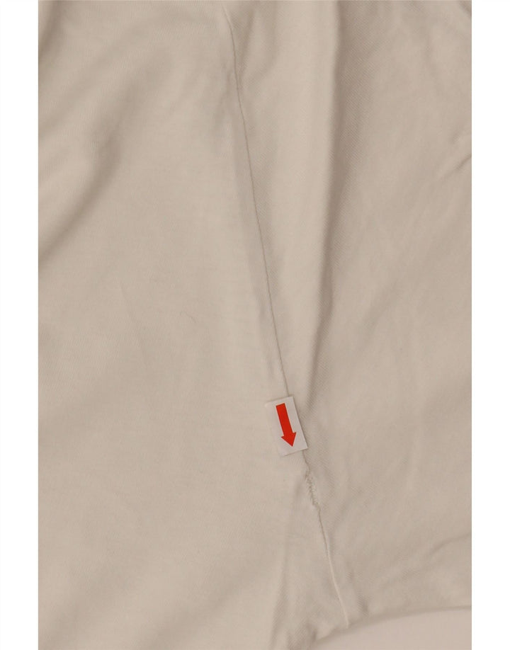 ADIDAS Mens T-Shirt Top Medium White Cotton