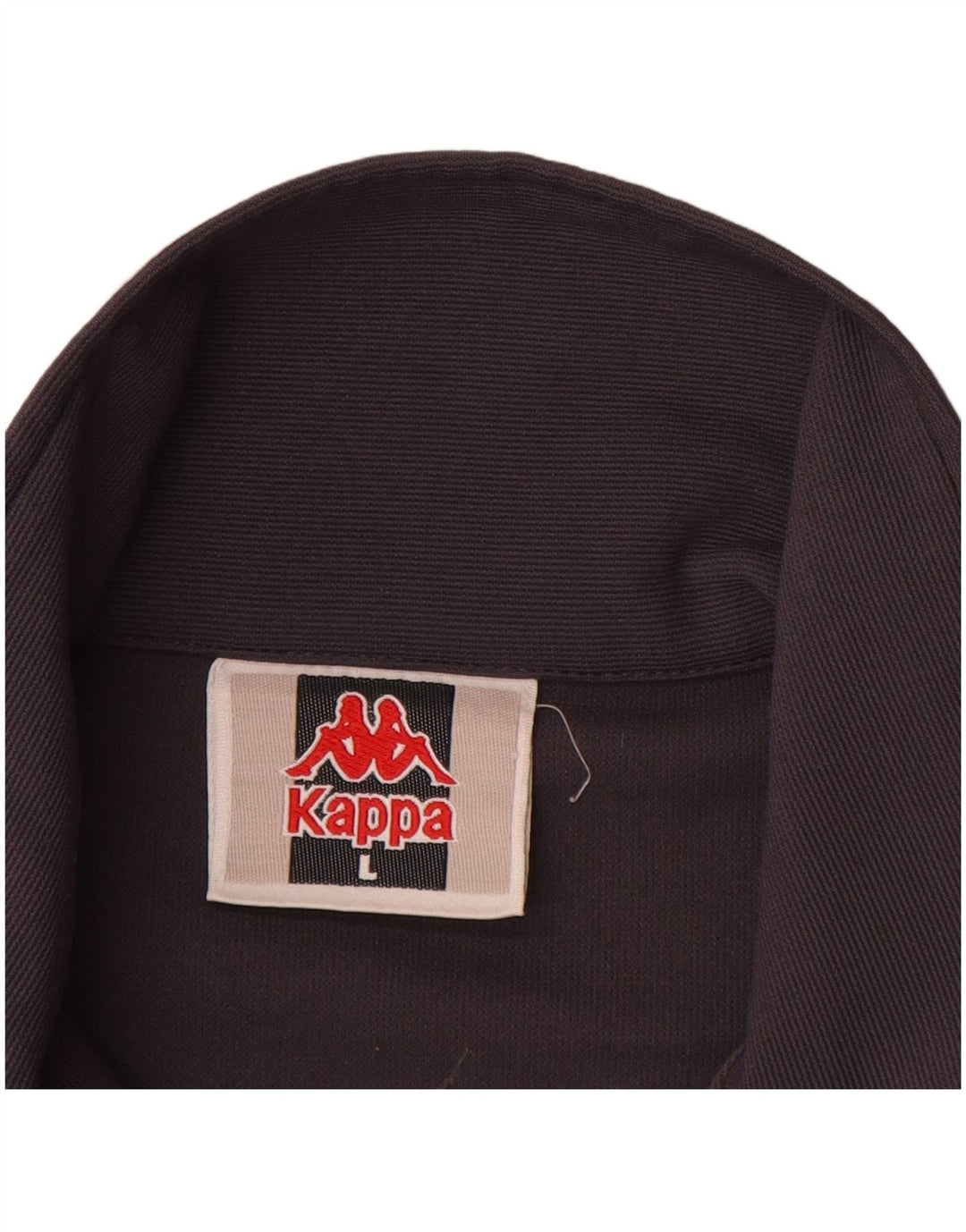 KAPPA Mens Tracksuit Top Jacket Large Grey Polyester