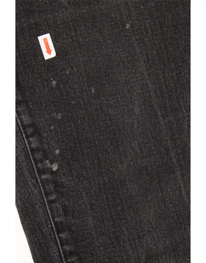 TRUSSARDI Womens Straight Jeans W28 L32 Grey Cotton