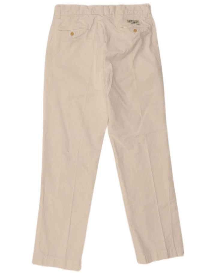 POLO RALPH LAUREN Mens Smith Pant Straight Chino Trousers W32 L32 White