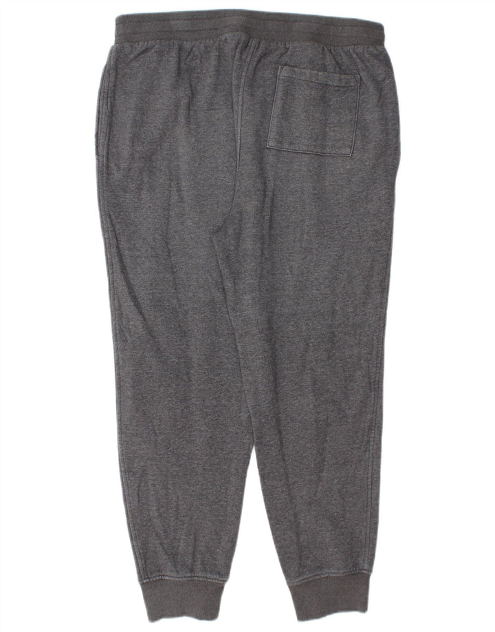 EDDIE BAUER Mens Tracksuit Trousers Joggers Large  Grey Cotton