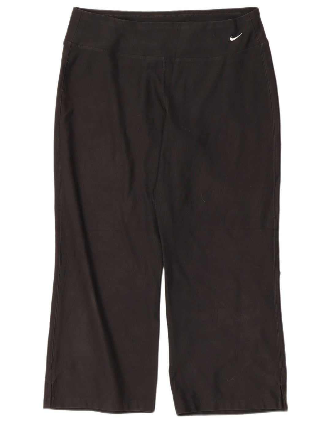 Nike Womens Capri Leggings US 8/10 Medium Black Polyester