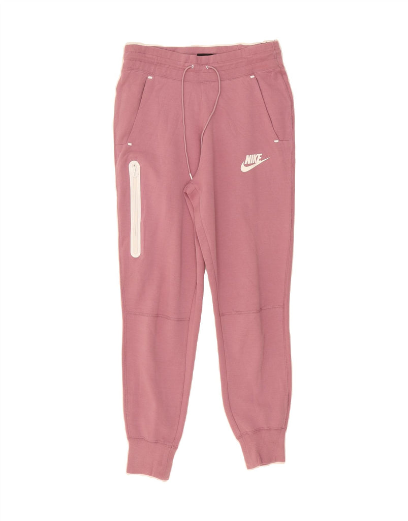 NIKE Womens Cargo Tracksuit Trousers Joggers UK 6 XS Pink Cotton Vintage Nike and Second-Hand Nike from Messina Hembry 