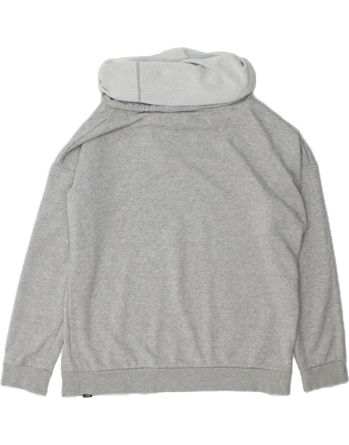 ADIDAS Womens Climalite Oversized Sweatshirt Jumper UK 16/18 Large Grey Vintage Adidas and Second-Hand Adidas from Messina Hembry 
