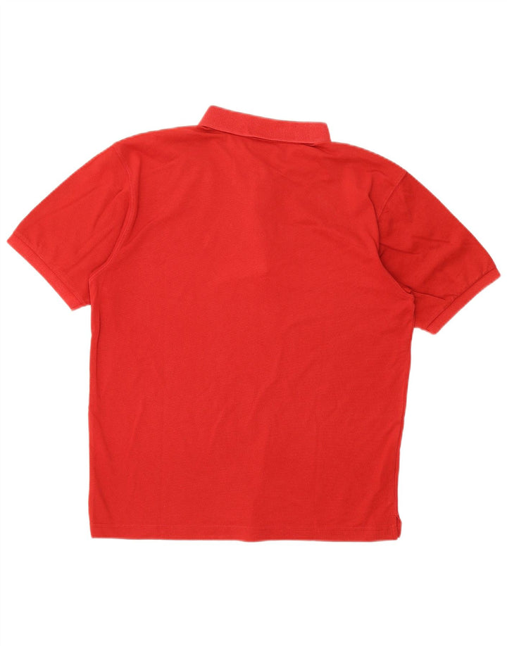 Champion Mens Polo Shirt Medium Red