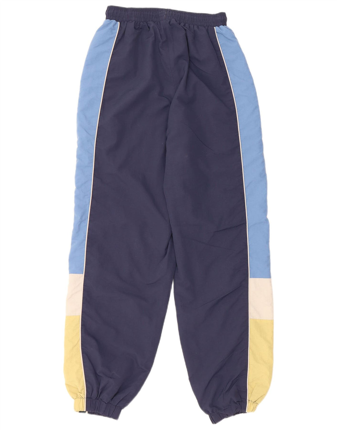 ELLESSE Womens Tracksuit Trousers Joggers UK 8 Small Navy Blue Colourblock