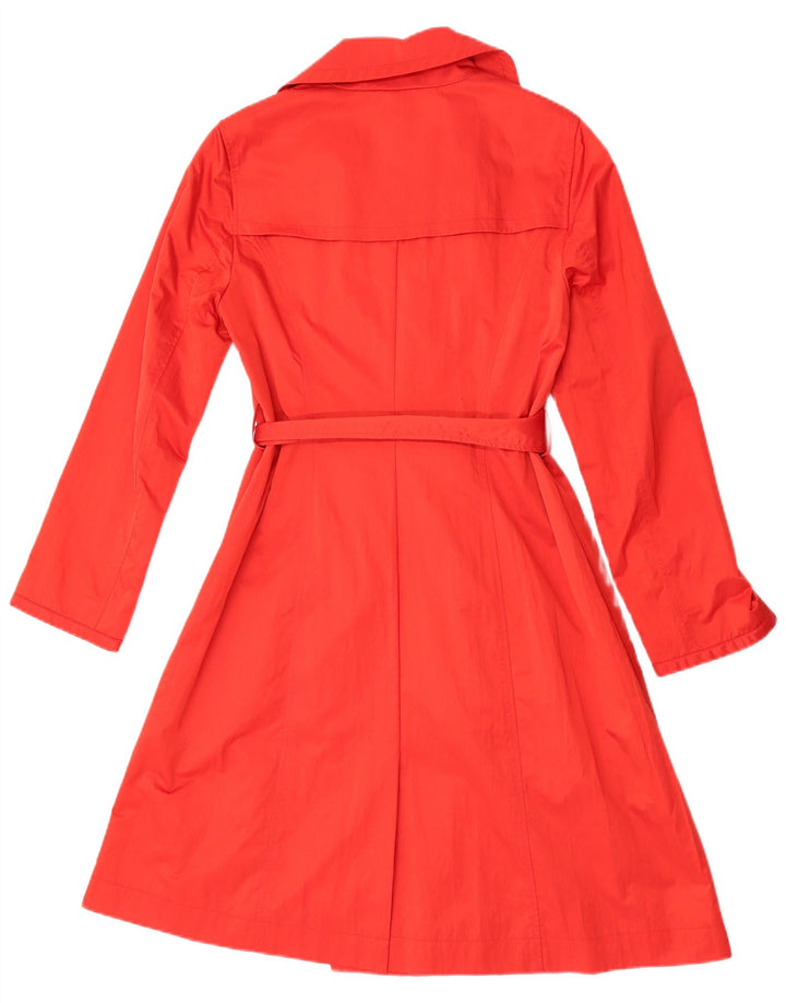 HOBBS Womens Trench Coat UK 10 Small  Red Polyester