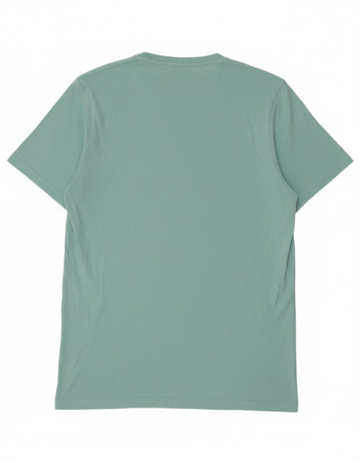 Henri Lloyd Mens Graphic T-Shirt Top Medium Turquoise Cotton