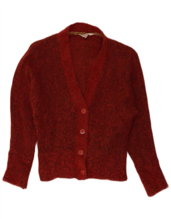 White Stuff Womens Oversized Cardigan Sweater UK 6 XS Red Flecked