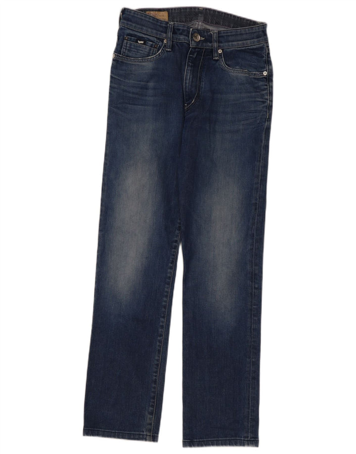Gas Womens Straight Jeans W29 L30 Blue Cotton