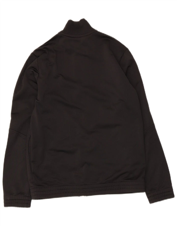 Adidas Boys Tracksuit Top Jacket 11-12 Years Black
