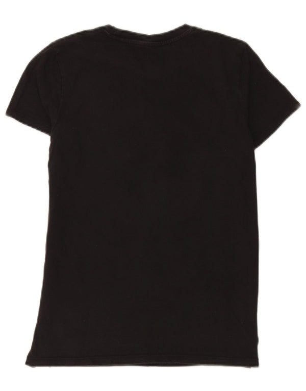 Levi's Womens Graphic T-Shirt Top UK 6 XS Black