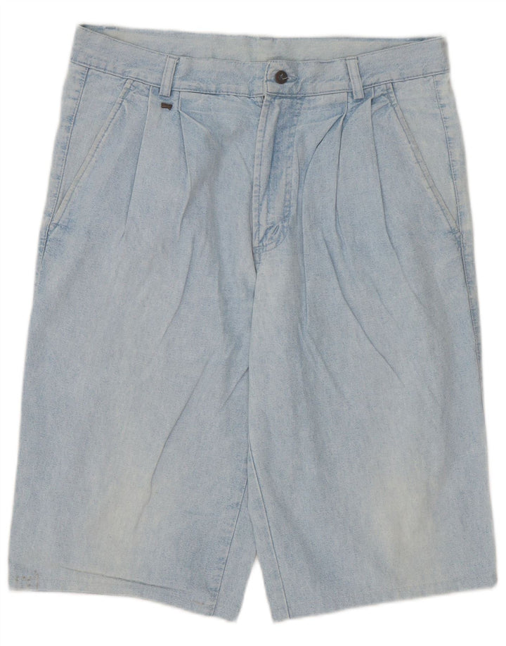 Carrera Mens Pegged Denim Shorts W32 Medium Blue