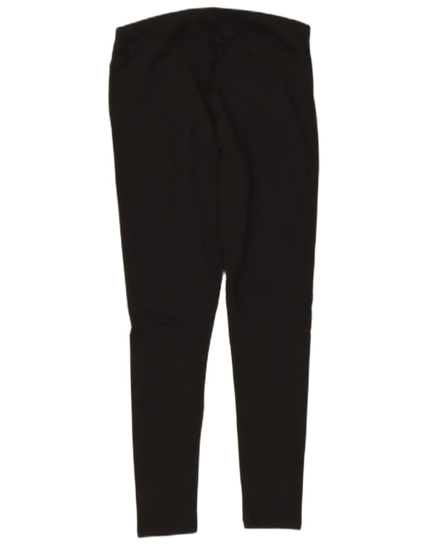 Puma Womens Crop Leggings UK 12 Medium Black Cotton