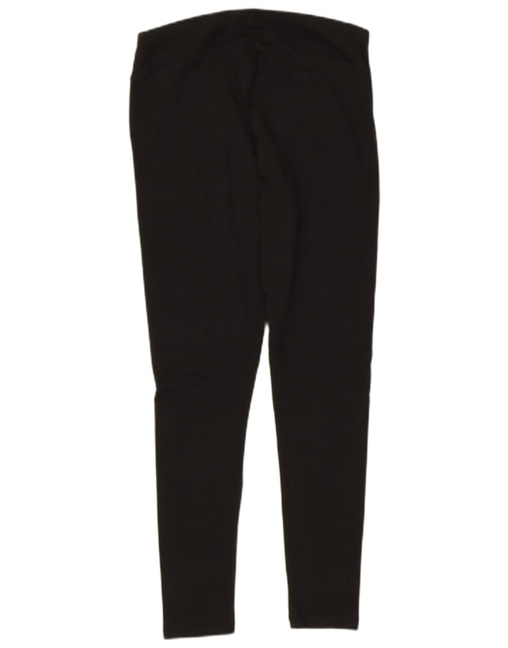 Puma Womens Crop Leggings UK 12 Medium Black Cotton