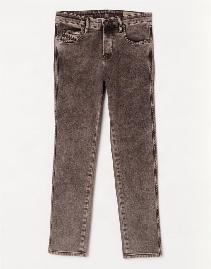 Diesel Womens Slim Jeans W27 L26 Grey Cotton