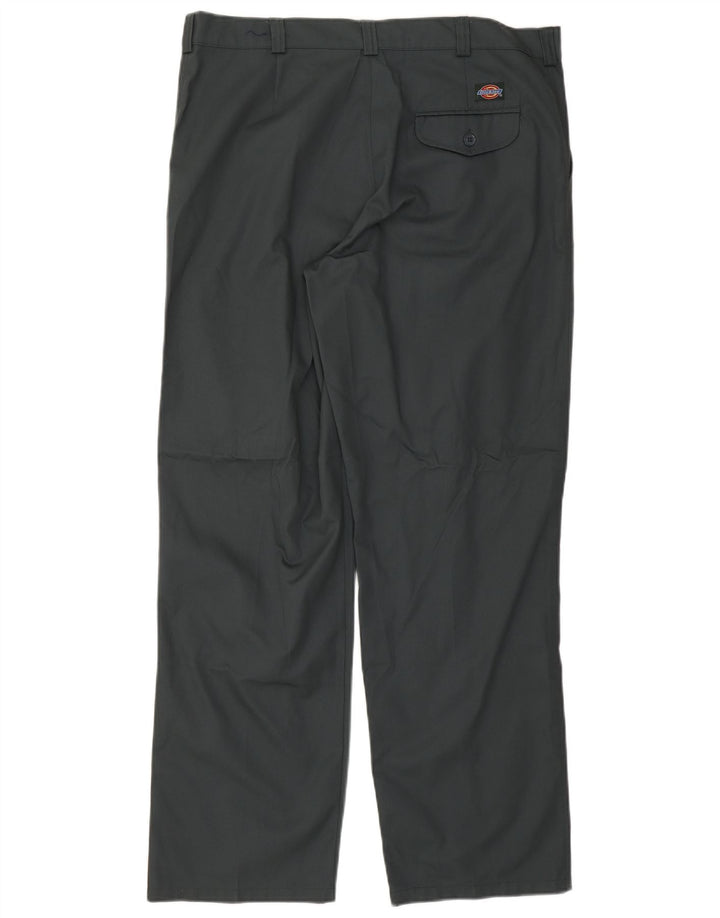 Dickies Mens Straight Chino Trousers W40 L30 Green Polyester