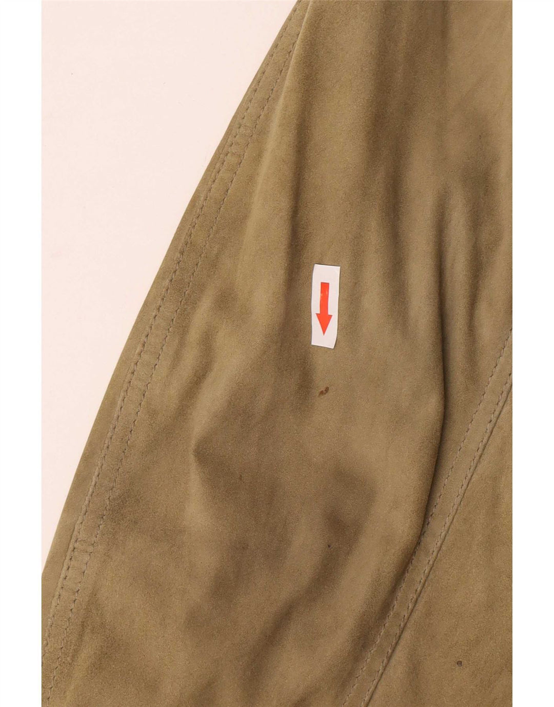 Scout Mens Suede Bomber Jacket UK 40 Large Green