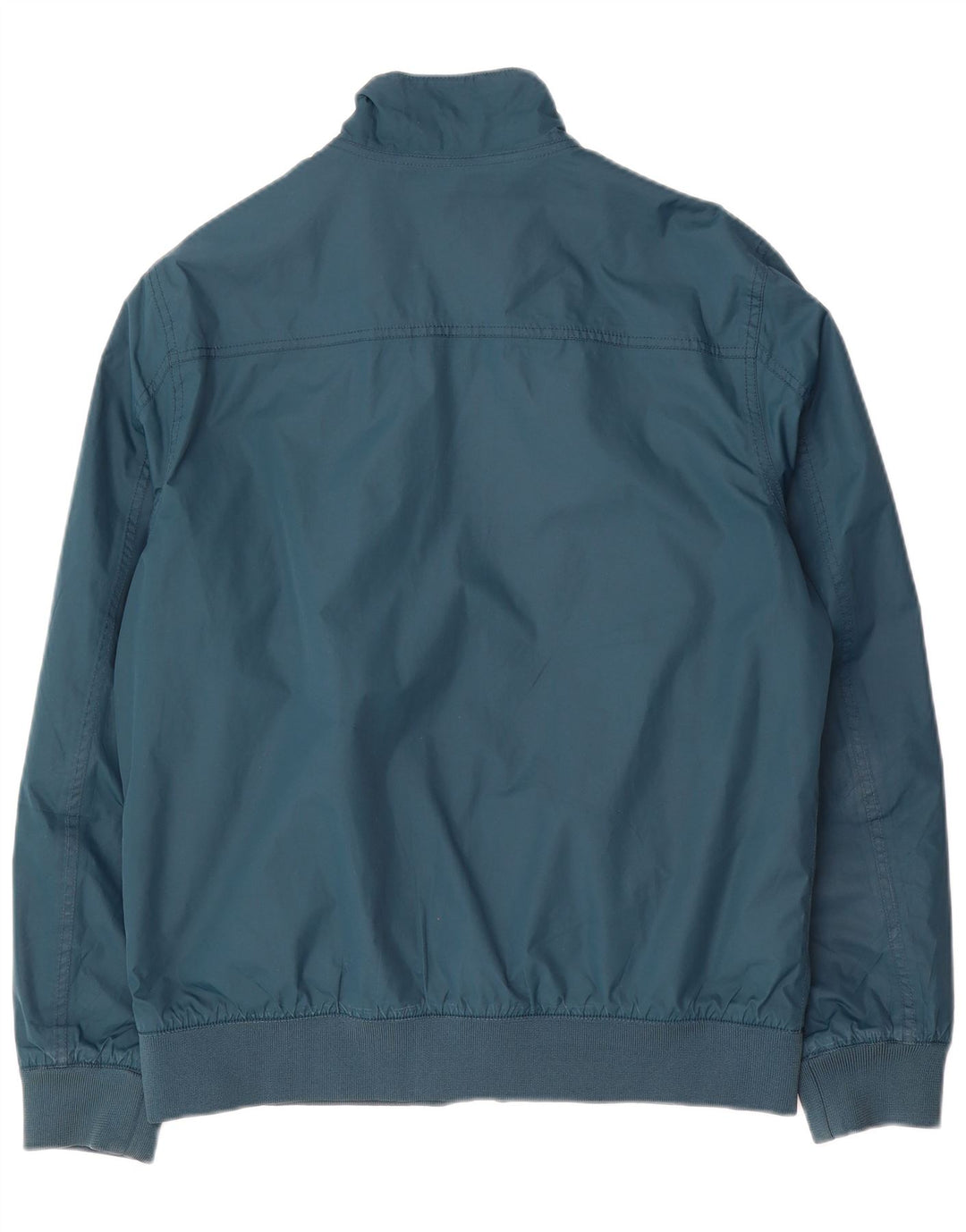 Timberland Mens Bomber Rain Jacket UK 40 Large Blue Polyester