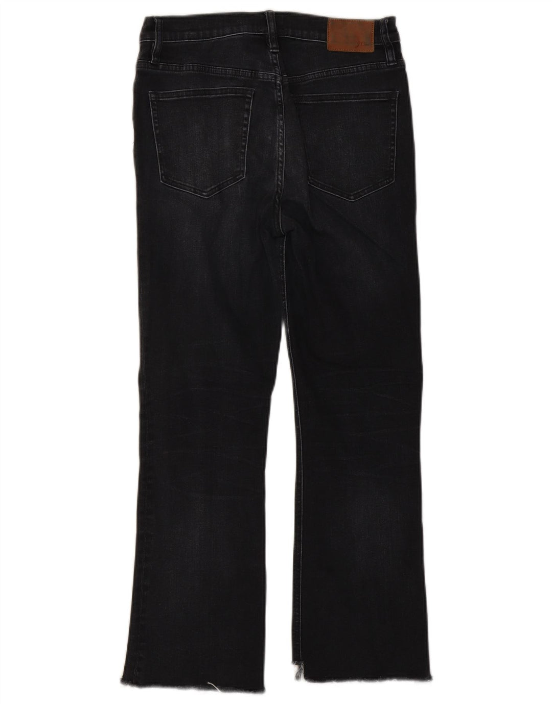 J. CREW Womens Bootcut Jeans W28 L26 Black Cotton