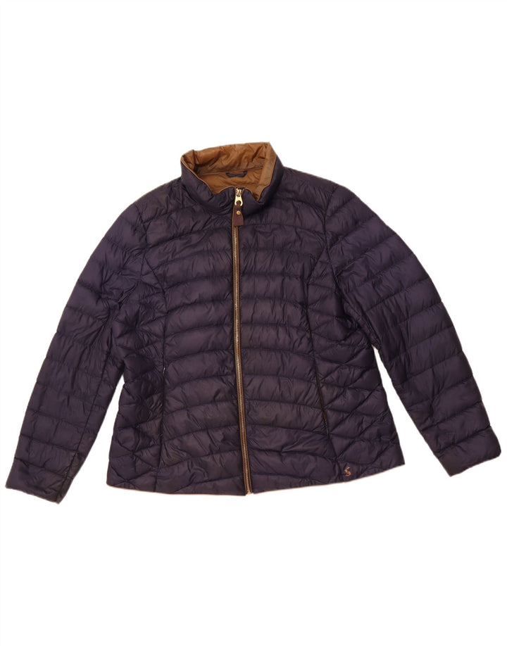 Joules Womens Padded Jacket UK 18 XL Navy Blue Polyamide