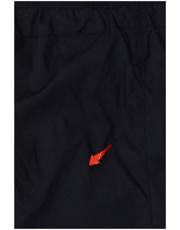 NIKE Boys Sport Shorts 13-14 Years XL Navy Blue Colourblock Nylon