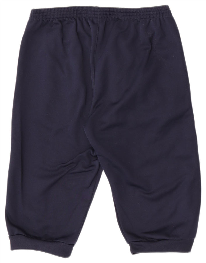 Errea Womens Sport Shorts UK 14 Large Navy Blue Polyester