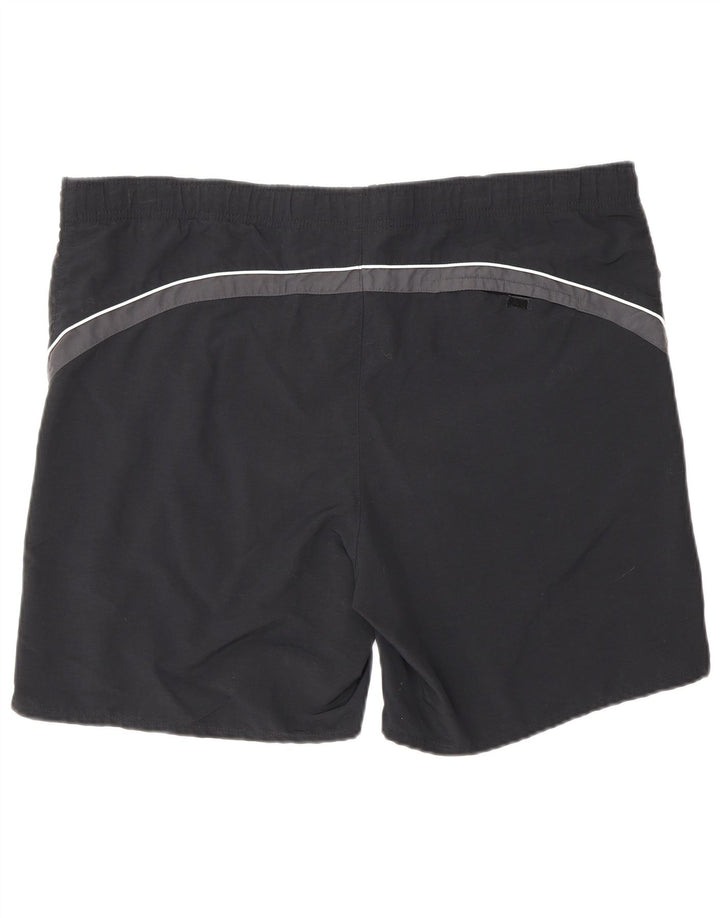 Fila Mens Swimming Shorts Large Black Colourblock Nylon