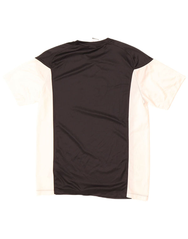 Nike Mens Dri Fit Graphic T-Shirt Top Large Black Colourblock Polyester