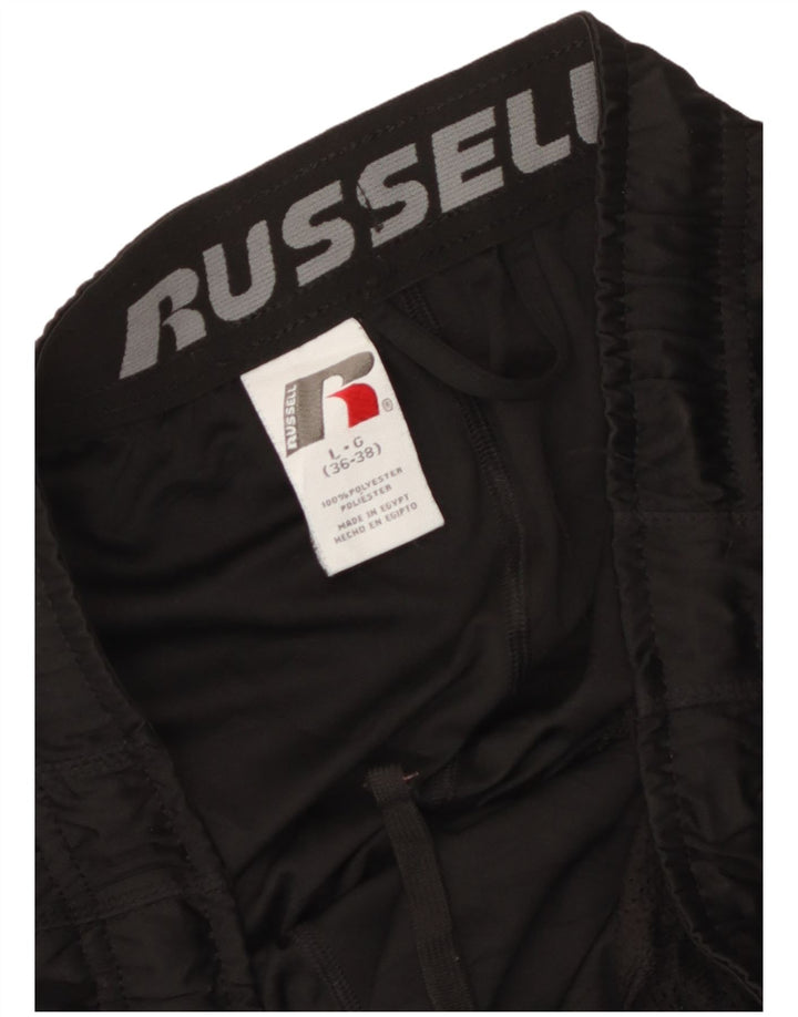 Russell Athletic Mens Sport Shorts Large  Black Polyester