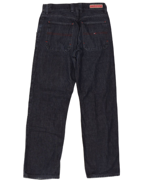 Tommy Hilfiger Mens Straight Jeans W32 L32 Navy Blue Cotton
