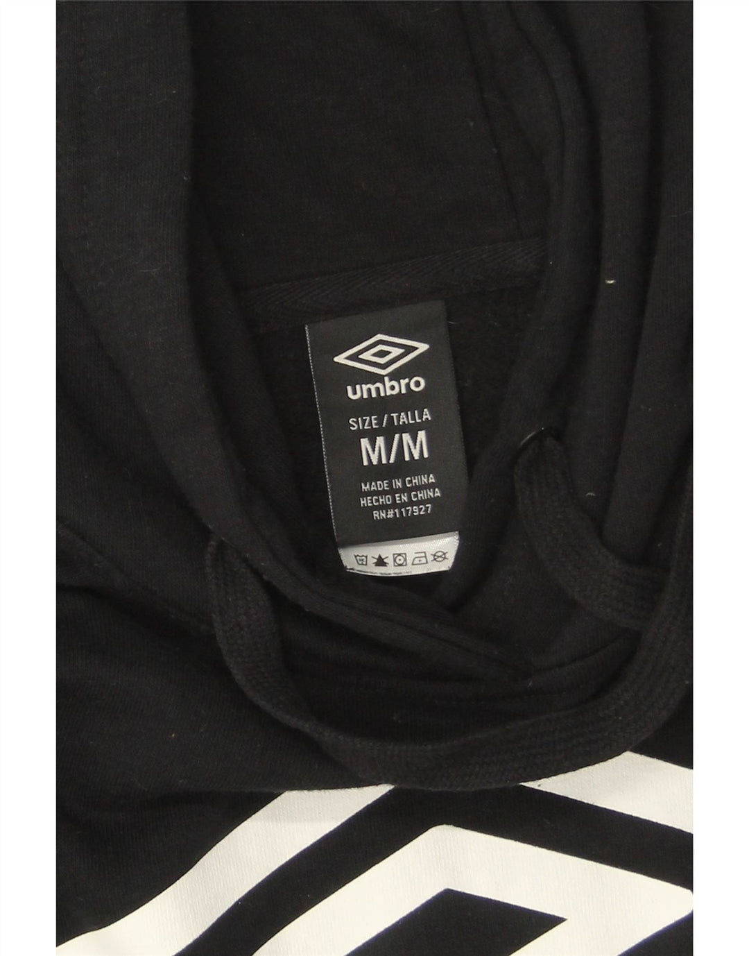 Womens Graphic Hoodie Jumper UK 14 Medium Vintage Umbro and Second-Hand Umbro from Messina Hembry 