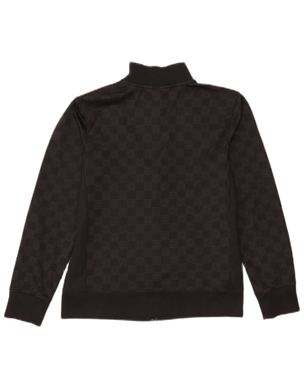 Jordan Boys Graphic Tracksuit Top Jacket 12-13 Years Large Black Geometric