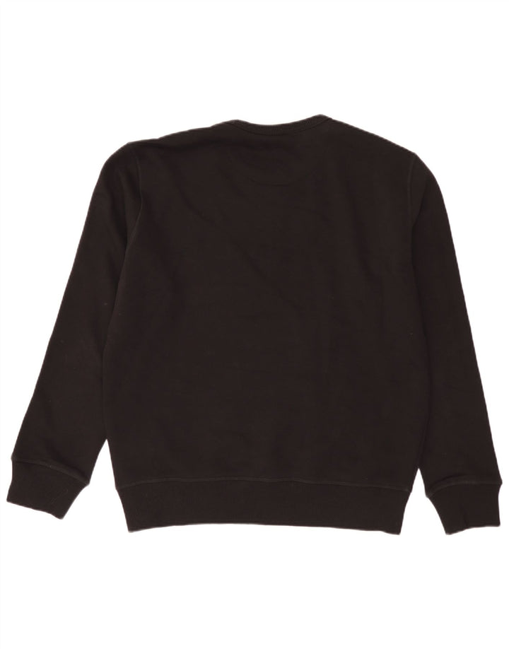 French Connection Mens Sweatshirt Jumper Large Black Cotton
