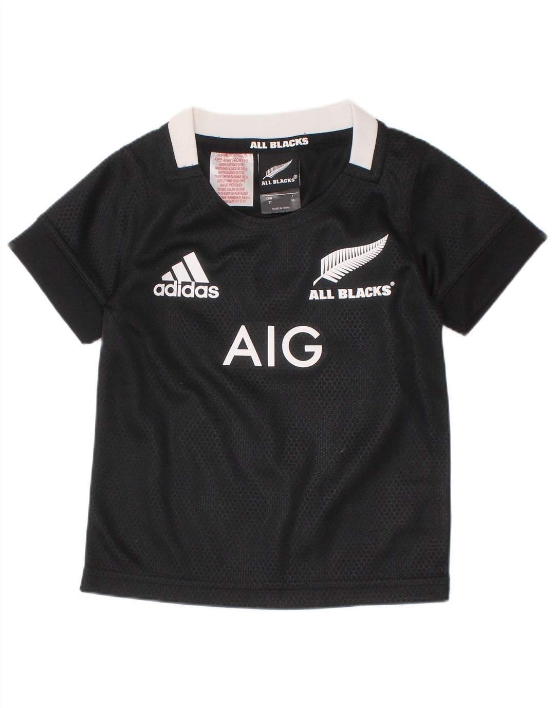 ADIDAS Baby Boys New Zealand Graphic T-Shirt Top 18-24 Months Black