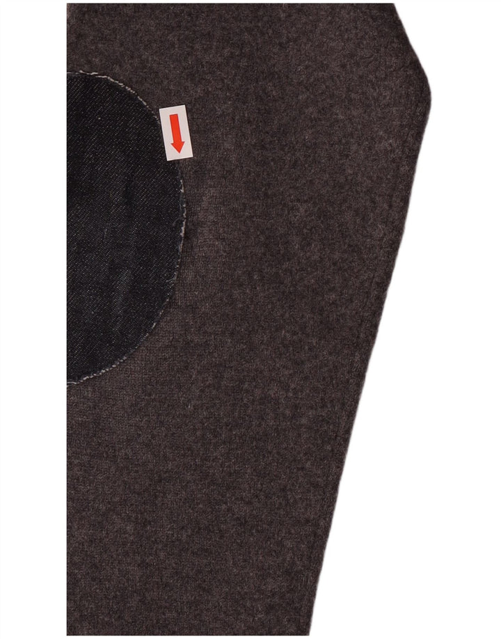 GANT Boys Cardigan Sweater 13-14 Years XL  Grey Lambswool