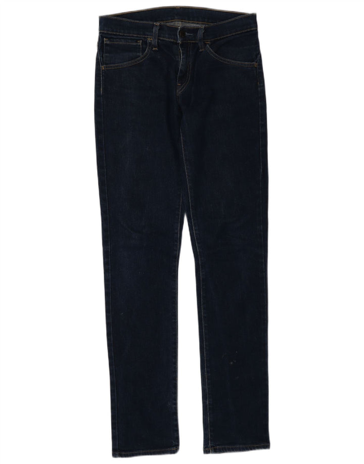 Levi's Womens Slim Jeans W28 L34 Navy Blue Cotton
