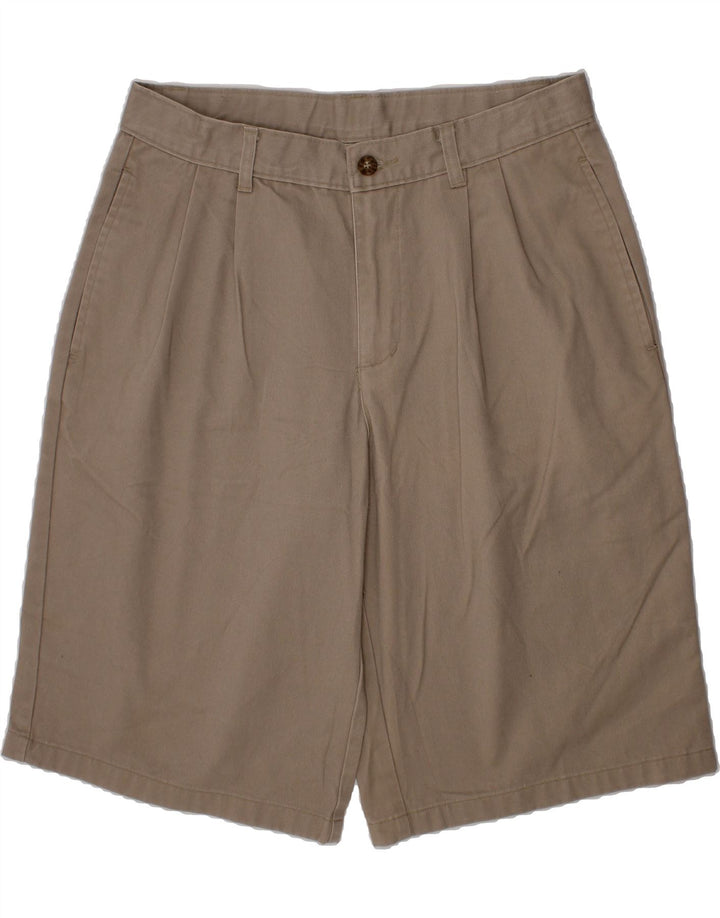 IZOD Boys Regular Chino Shorts 15-16 Years W28 Beige Cotton Vintage Izod and Second-Hand Izod from Messina Hembry 