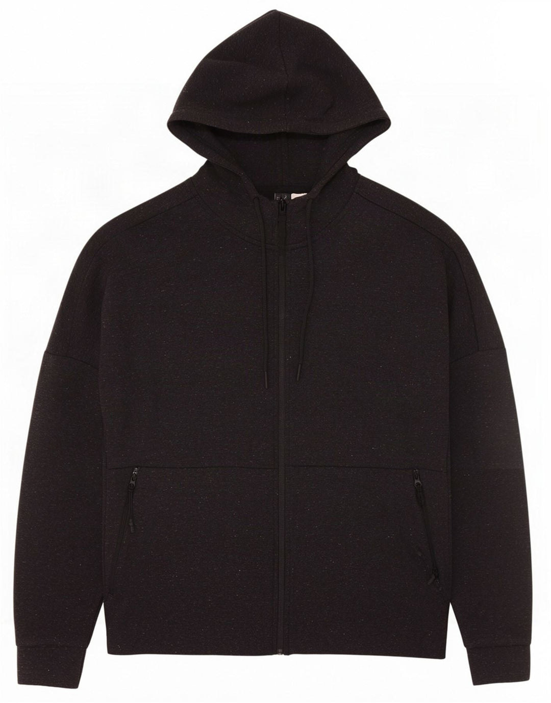 Adidas Mens Zip Hoodie Sweater Medium Grey Flecked