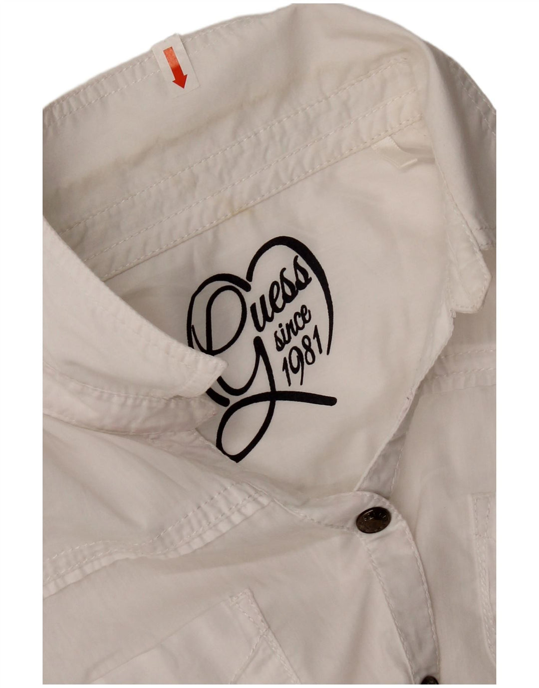 Guess Girls Shirt 11-12 Years White Cotton