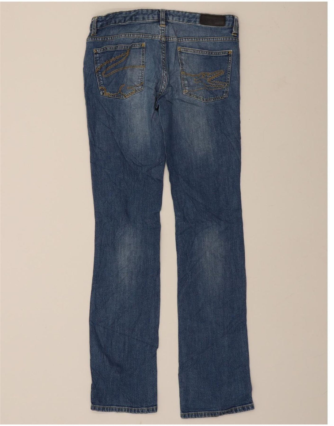 LACOSTE Womens Straight Jeans W28 L33 Blue Cotton Vintage Lacoste and Second-Hand Lacoste from Messina Hembry 
