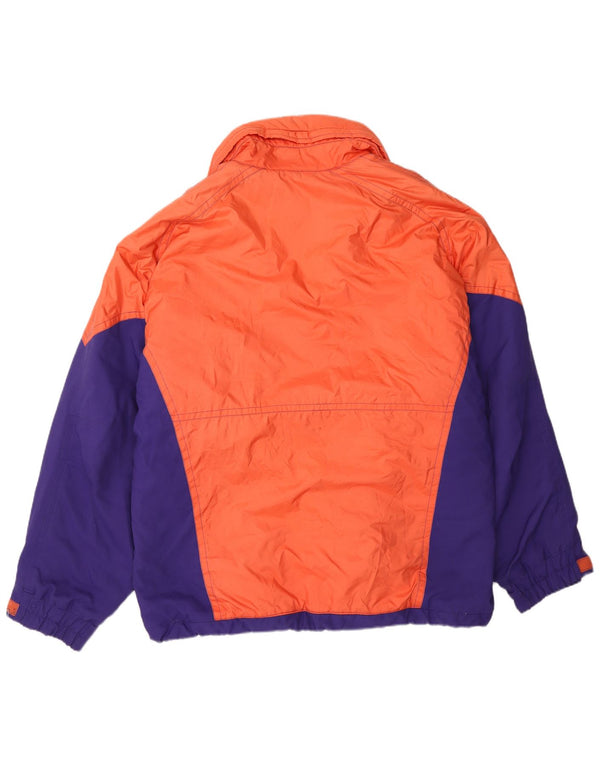 Sergio Tacchini Mens Ski Jacket UK 42 XL Orange Colourblock Sports
