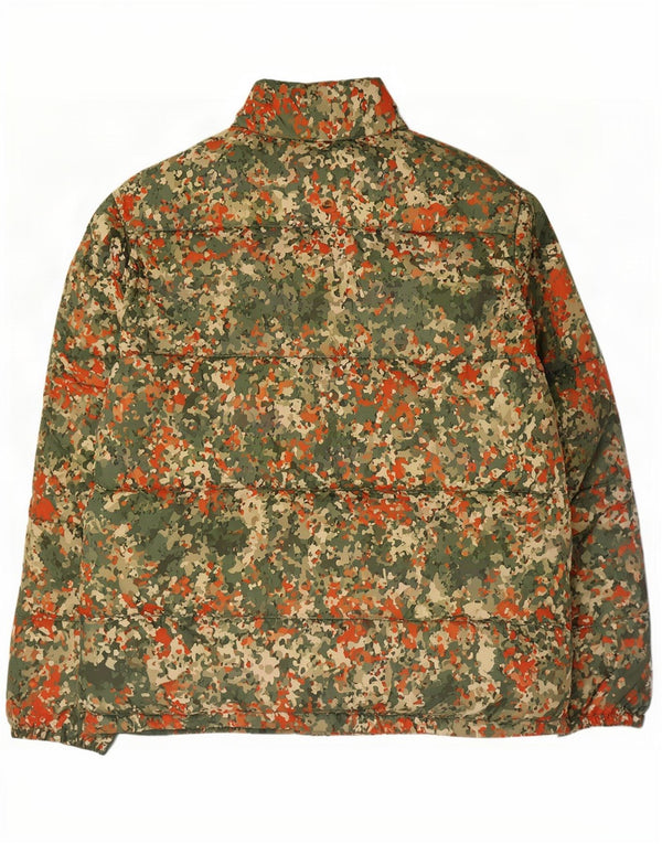 Levi's Mens Padded Jacket UK 44 2XL Multicoloured Camouflage Polyester
