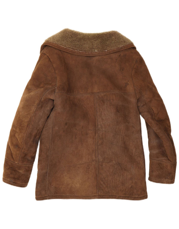 Bailys Of Glastonbury Girls Shearling Jacket 11-12 Years Brown