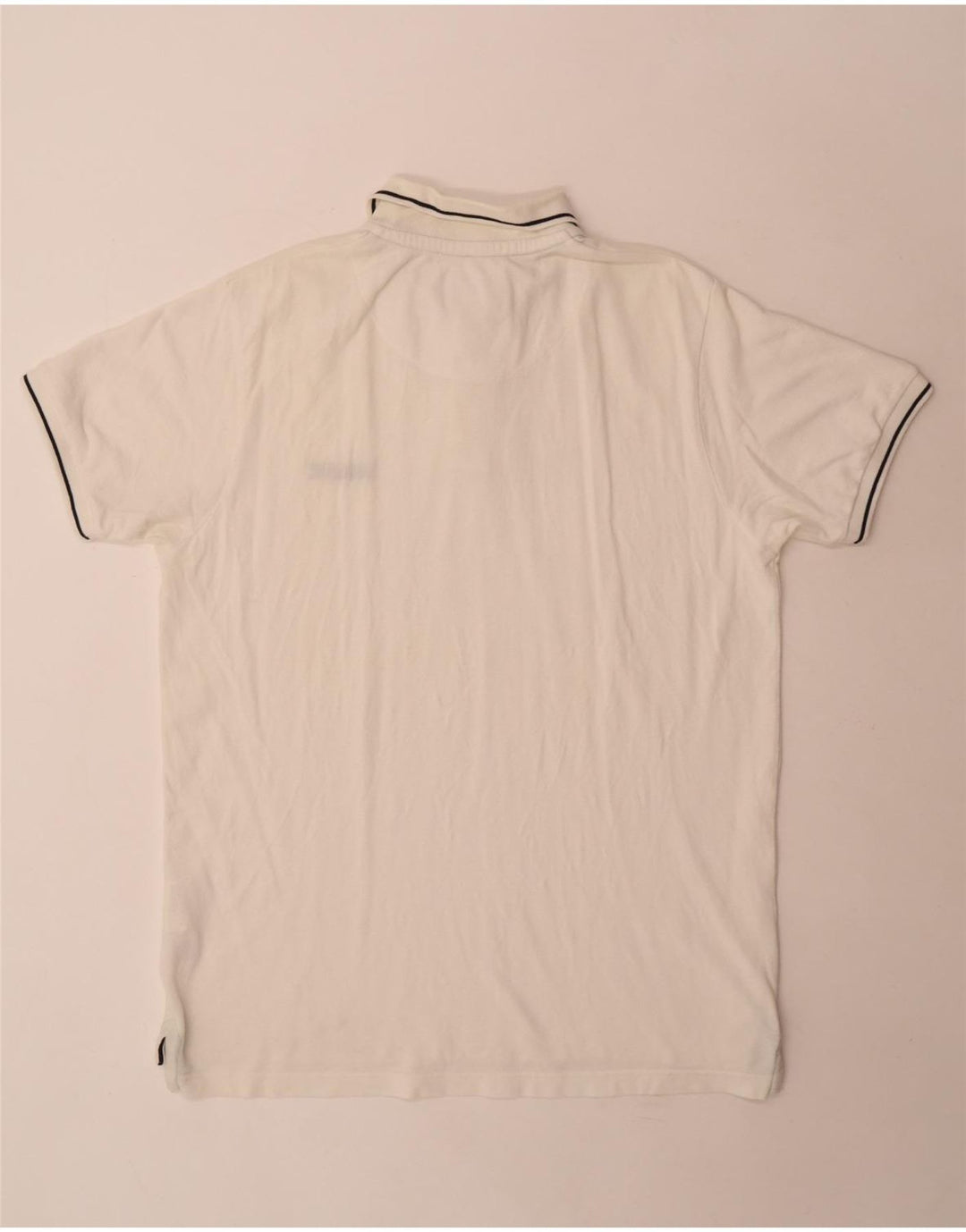 Woolrich Mens Polo Shirt XL White Cotton