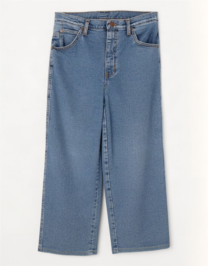 Wrangler Womens Cropped Jeans W30 L25 Blue