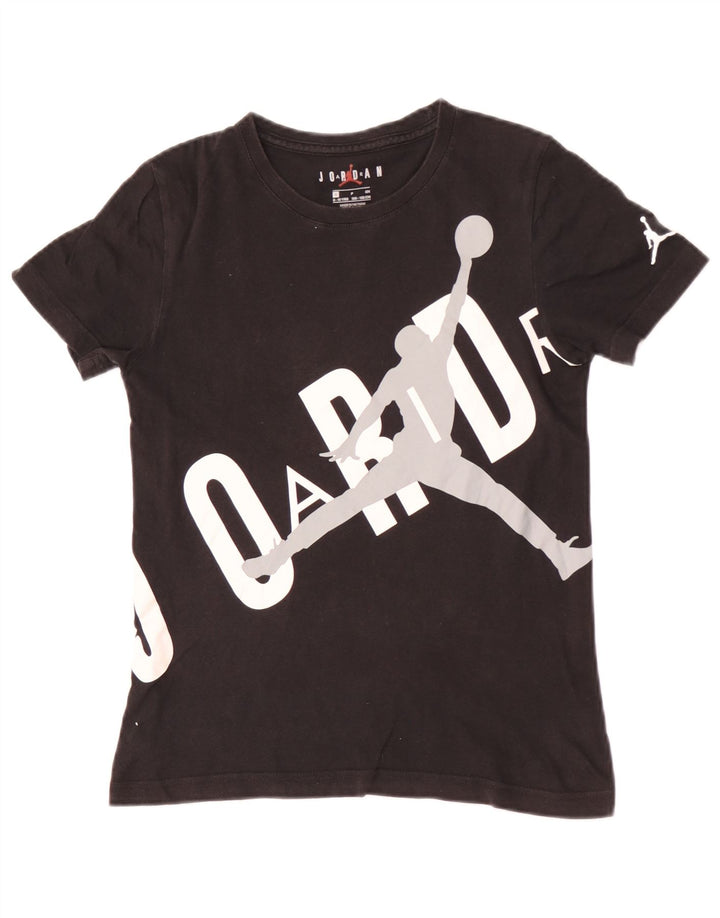 Jordan Boys Graphic T-Shirt Top 8-9 Years Small Black