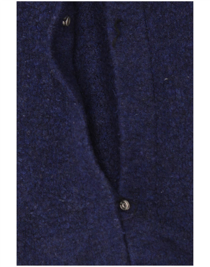 MARKS & SPENCER Womens Oversized Cardigan Sweater UK 14 Medium Navy Blue