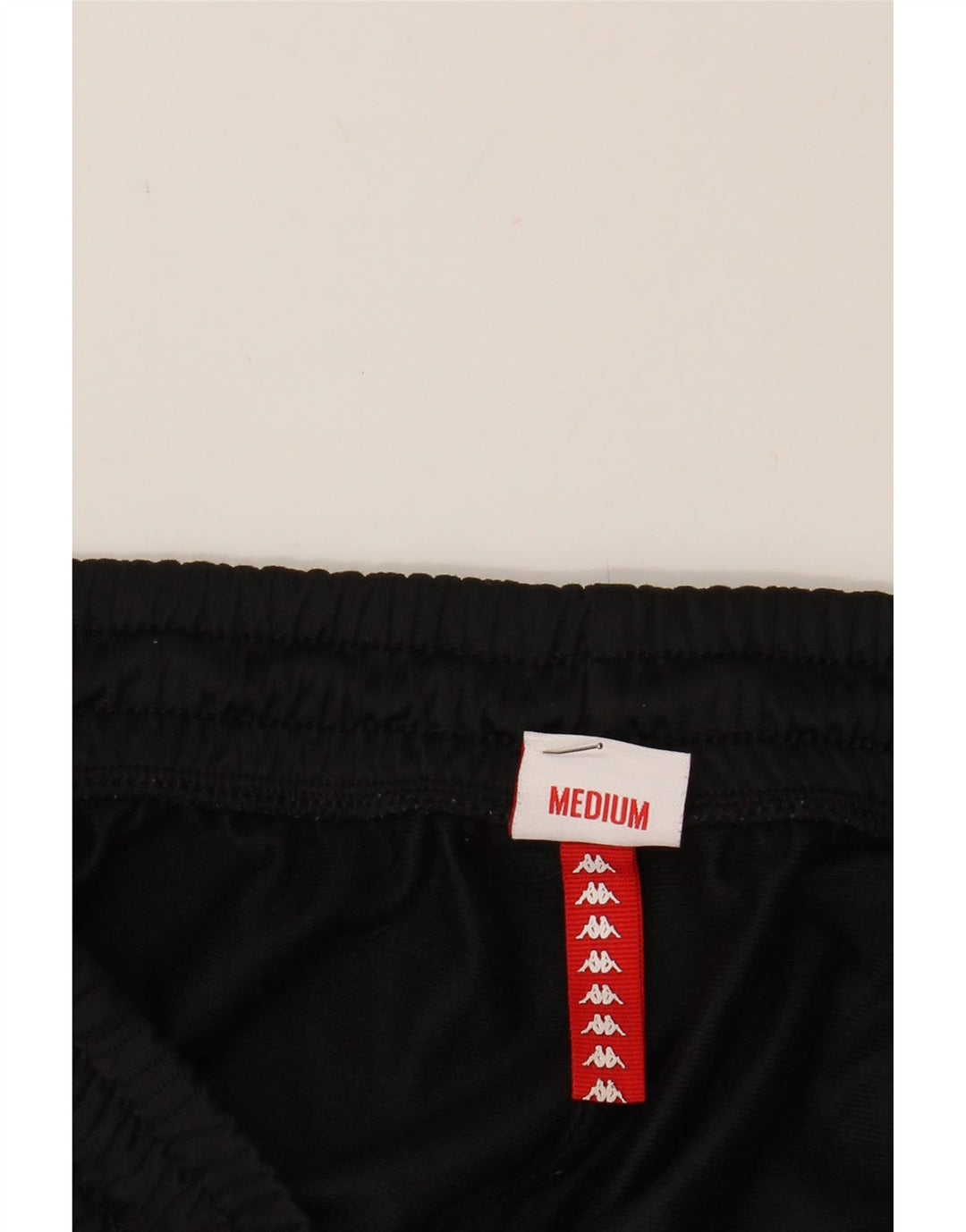 KAPPA Mens Sport Shorts Medium Black Colourblock Polyester Vintage Kappa and Second-Hand Kappa from Messina Hembry 