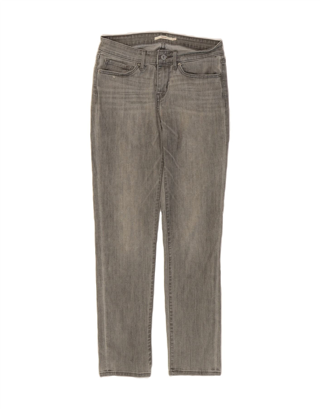 LEVI'S Womens 712 Slim Jeans W27 L30 Grey Cotton Vintage Levi's and Second-Hand Levi's from Messina Hembry 